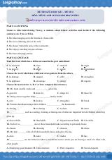 Đề thi giữa kì 1 Tiếng Anh 10 English Discovery - Đề số 4